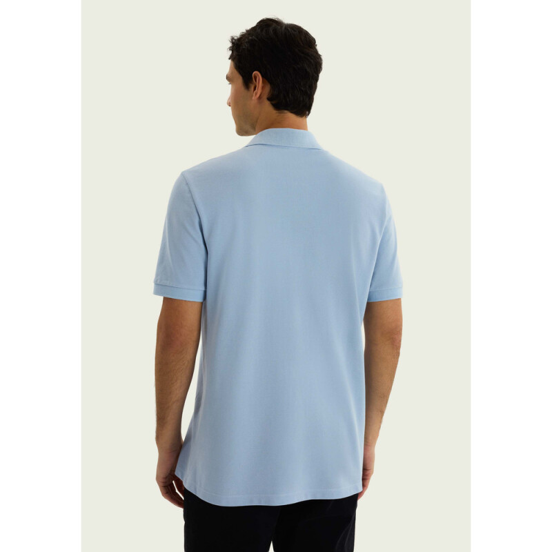 CAMISA POLO MM MASC AZUL CLARO