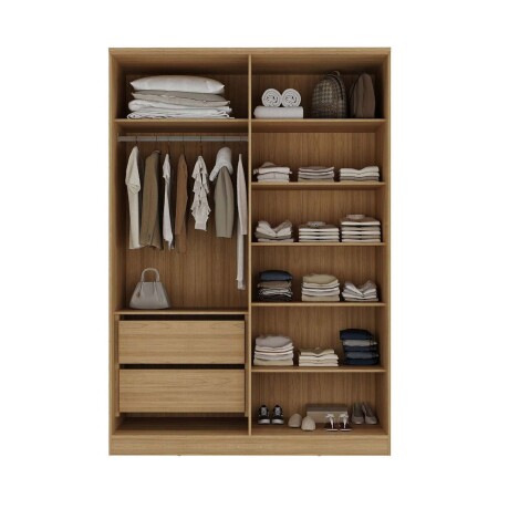 PLACARD 4 PUERTAS MDF MARRON RAVI