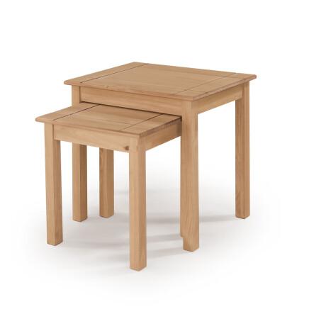 JUEGO DE MESAS AUXILIARES DE APOYO MADERA MACIZA – 2 PIEZAS CON DISEÑO CLÁSICO JUEGO DE MESAS AUXILIARES DE APOYO MADERA MACIZA – 2 PIEZAS CON DISEÑO CLÁSICO