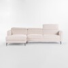Sofá con chaise MOOVE BEIGE - IZQUIERDO