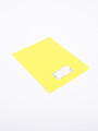 FORRO DE CUADERNO PVC AMARILLO