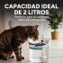 Fuente De Agua Bebedero Para Mascotas 2 Litros Recirculación Variante Transparente