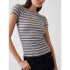 FRCH SS MOD 2X2 LOGO TEE BLUE STRIPE