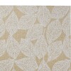 Individual Lino Estampado - 30x45 Hojas Blancas