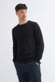 Sweater escote a la base NEGRO