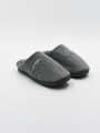 PANTUFLA ROMBO GRIS