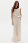 Pantalón Captain en Lino Cream