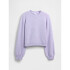FAST CASHSOFT SWEATER_CREW PURPLE HEATHER 450