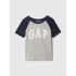 V-FRCH BF LOGO RAGLAN TEE LIGHT HEATHER GREY B08