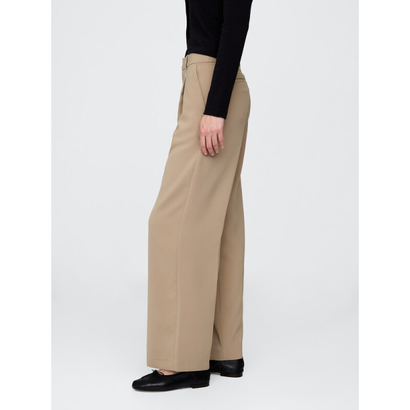 365 LR WIDE LEG - TRIBECA TWILL BEACHWOOD