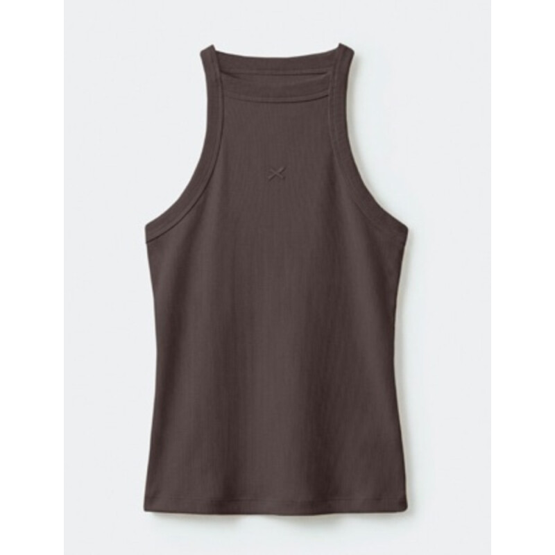 CAMISETA REGATA FEM MARROM ESCURO