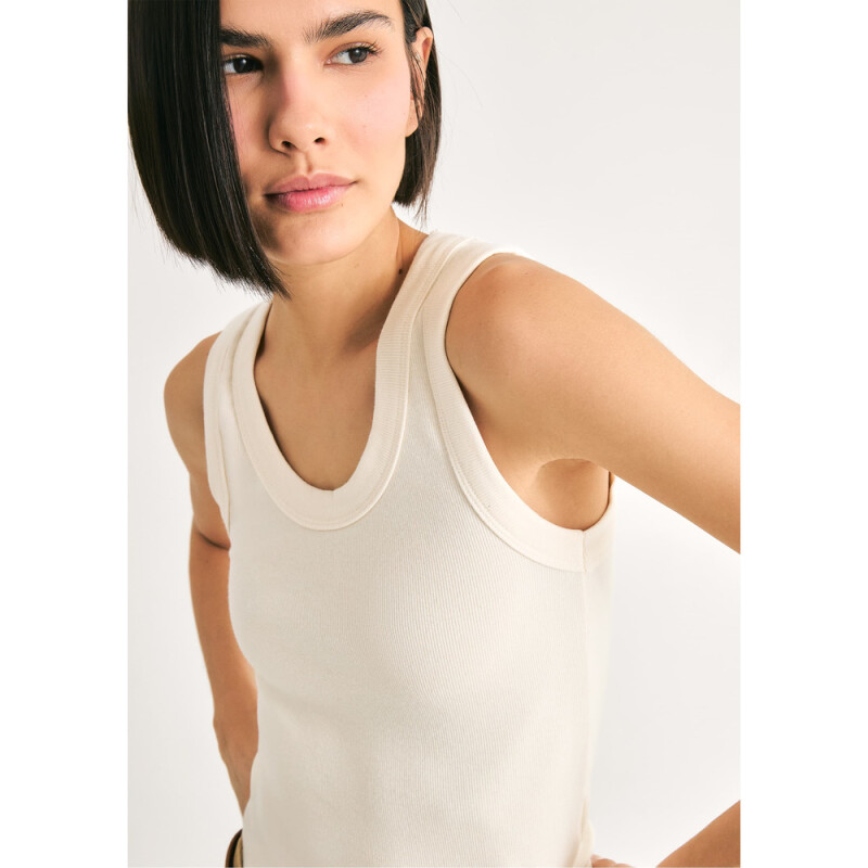 BLUSA SM FEM BEGE MESCLA