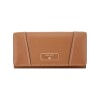 Small Leather Goods Fleura Phone Clutch Wallet Brandy