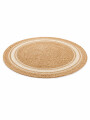 ALFOMBRA DE YUTE Y ALGODÓN BEIGE