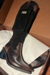 Pocket Boots Gamuza Negra