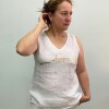 Musculosa de lino Italiana Blanco
