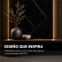 Placa PVC Símil Mármol 2,44x1,22m 3mm Resistente Pack x3 Mármol Negro 2