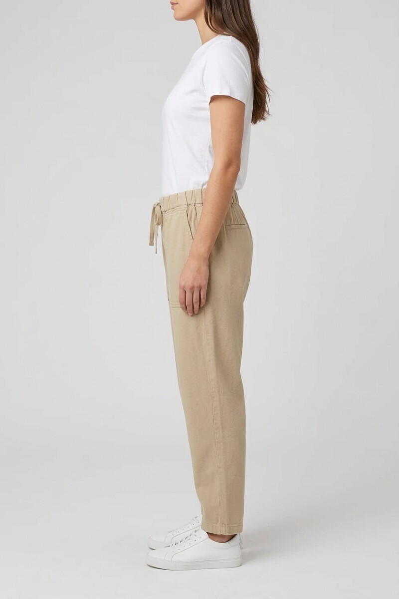 Pantalon jogger BEIGE