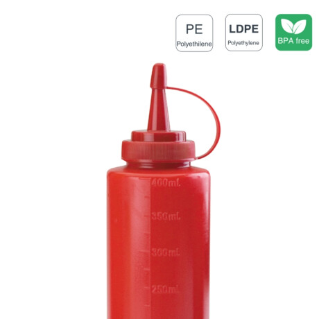 Pomo de salsa 400 ml Rojo Pomo de salsa 400 ml Rojo