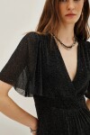 Vestido Frills Studs Negro