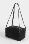 Bolso bandolera suede negro