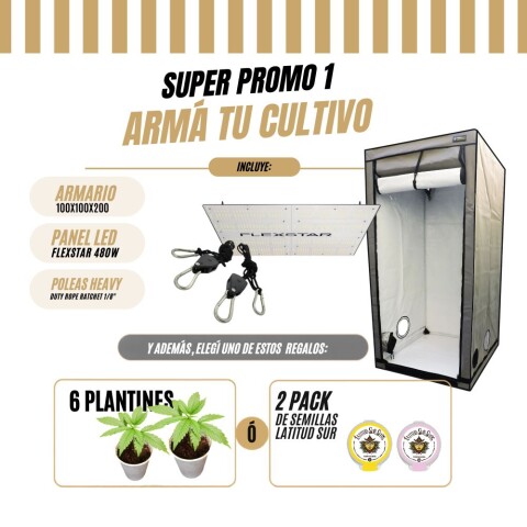 Promo 1 / SETUP COMPLETO PARA ARRANCAR TU CULTIVO Promo 1 / SETUP COMPLETO PARA ARRANCAR TU CULTIVO