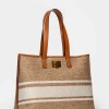Bolso Lyon en canvas Marron