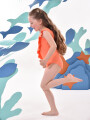 MALLA ENTERA CHIARA CON VOLADOS NARANJA