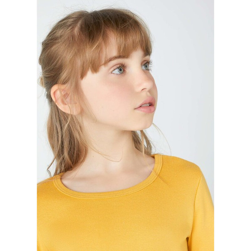 BLUSA ML FEM AMARILLO MEDIO
