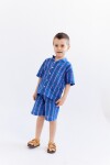 Short Guri Azul Rayado