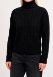 Polera trenza NEGRO