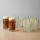 Set x6 Jarra cerveza 350ml vidrio millenium TRANSPARENTE