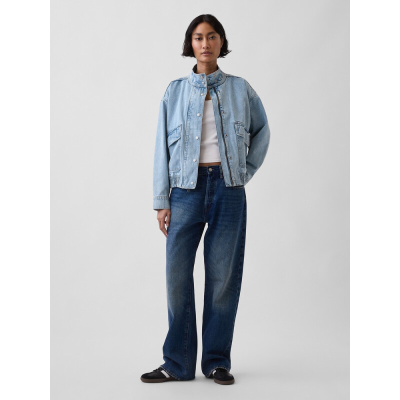 FZ OS BOMBER - LIGHT LIGHT WASH