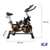 Bicicleta Fija Estática 10 kg para Spinning Cardio Fitness Bicicleta Fija Estática 10 kg para Spinning Cardio Fitness