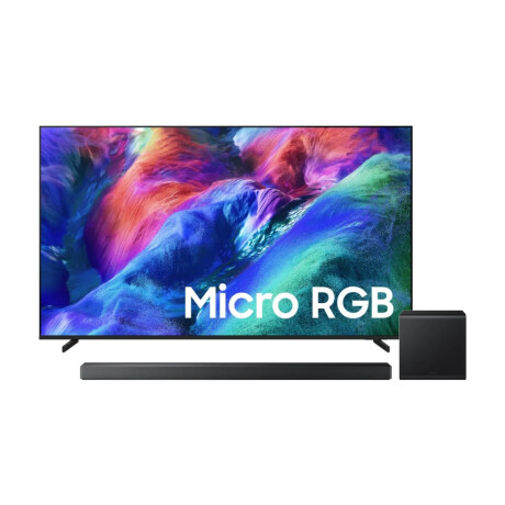 Smart TV Samsung 65" Micro RGB R85H 4K Vision AI (2026) + Barra de Sonido HW-QS700F 3.1.2ch ¡De Regalo! Smart TV Samsung 65" Micro RGB R85H 4K Vision AI (2026) + Barra de Sonido HW-QS700F 3.1.2ch ¡De Regalo!