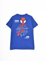 REMERA SPIDER MAN FACE AZUL OSCURO