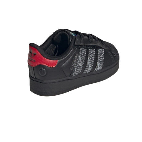 Championes adidas Superstar Con Luces Led De Niño Black