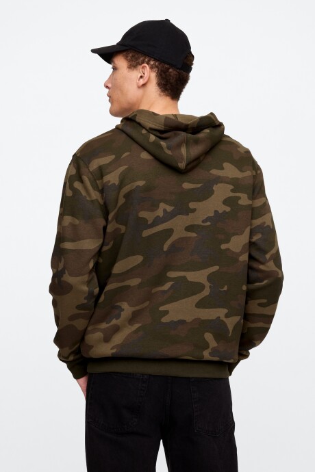 Canguro Logo Gap Hombre Green Camo