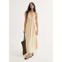 VESTIDO FEM CAQUI CLARO