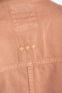 Sobrecamisa Algodón Bordada Mocha