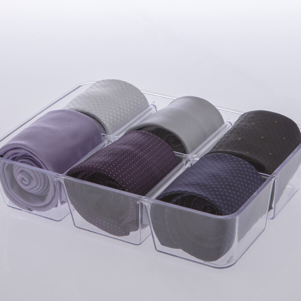 ORGANIZADOR MULTIUSO CON DIVISORIAS DIAMOND PARAMOUNT TRANSPARENTE