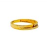 Anillo doble fila-Oro bajo-Piedra Zirconia-AN8046 conpiedra