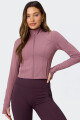 Campera Fabletics Perfect Storm Cropped Rosado