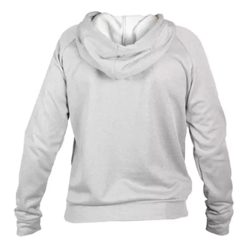HOODIE POLY FLEECE GIRLS TRNG rosa par m GRIS CLARO/NEGRO/NARANJA