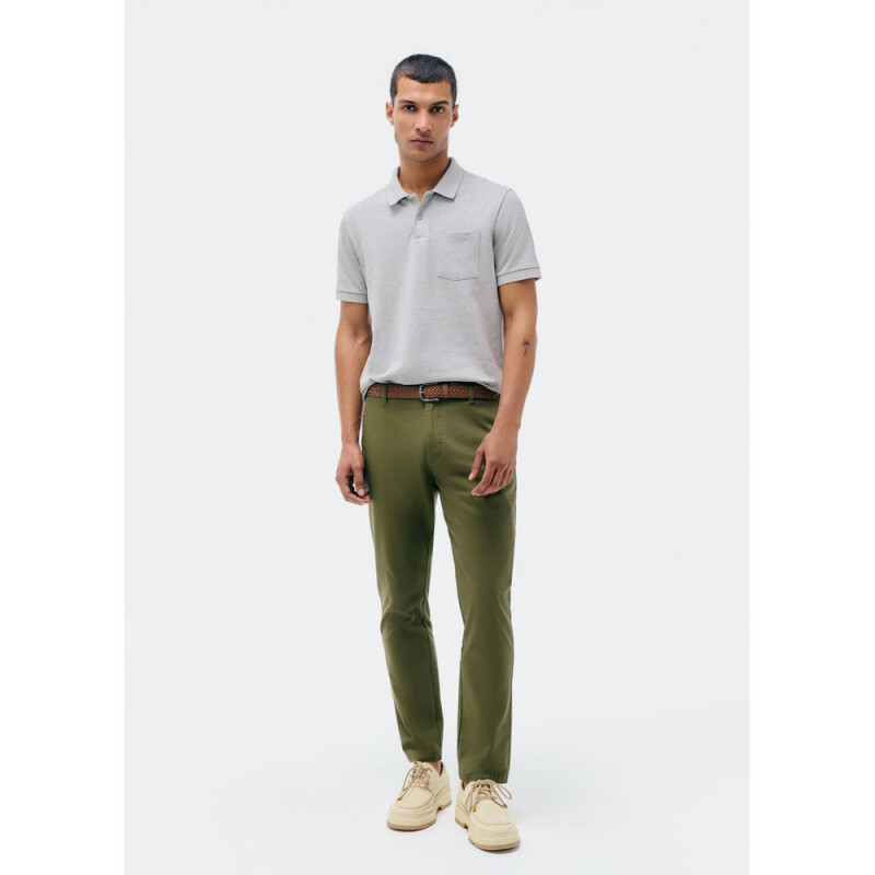 CAMISA POLO MM MASC CINZA MESCLA