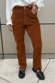 Pantalón de cuero Oxido gamuza