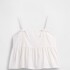 STRAPPY WOV BOW TOP NEW OFF WHITE