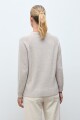 Sweater Porto cashmere blend beige melange