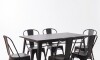 Juego de comedor 4 sillas Tolix 120 Negro