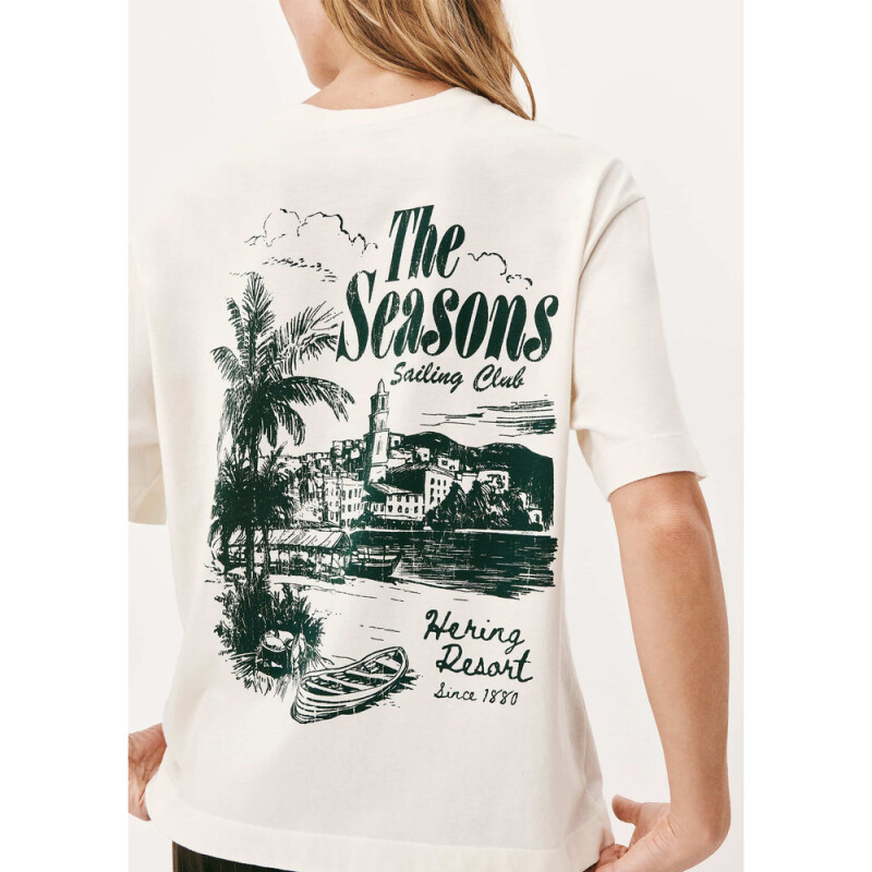 CAMISETA MM FEM CREME